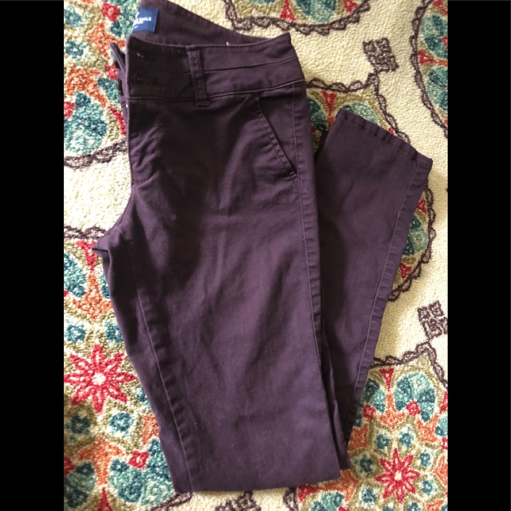 AmericanEagle skinnyburgundy Pants